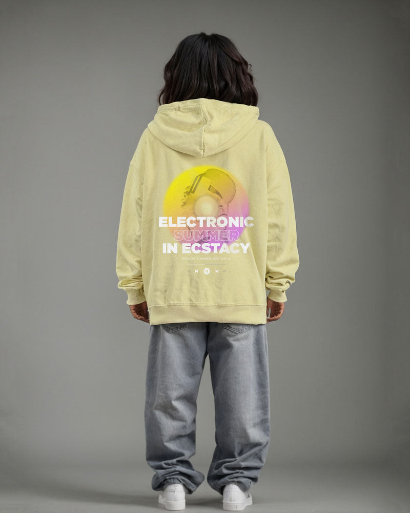 Electronic Summer CD Hoodie Yellow