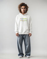 Electronic Summer Festival Fleece Hoodie White