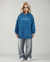 Iris Washed Hoodie Blue