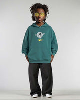 Mr. Weirdo Hoodie Blueish Green