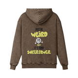 Weirdo Superpower Hoodie Brown