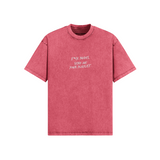 F*ck Nudes Washed Tee Pink