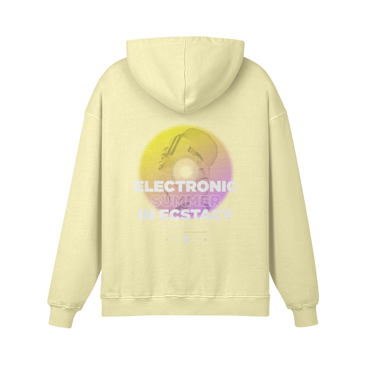 Electronic Summer CD Hoodie Yellow
