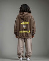 Weirdo Superpower Hoodie Brown