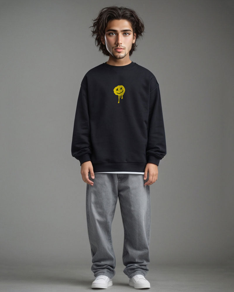 Where's The Rave Crewneck Black