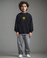 Where's The Rave Crewneck Black
