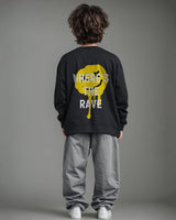 Where's The Rave Crewneck Black