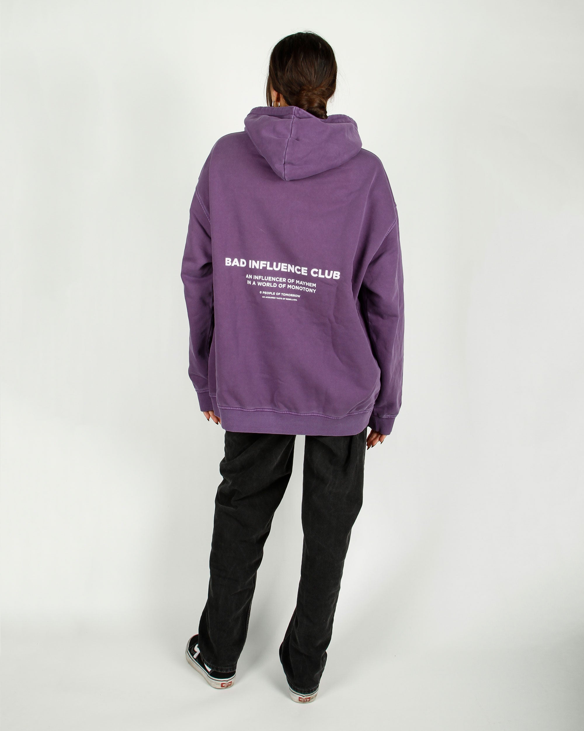 Winehouse Washed Hoodie Purple