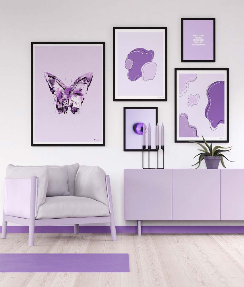 Scattered Butterfly – Purple