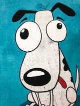 Dumb Dog – Blue 50x70 cm