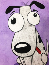 Dumb Dog – Purple 50x70 cm