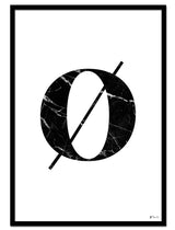 Ø – Marble Letter