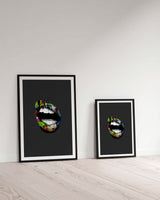 Colorful Mouth – Black