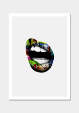 Colorful Mouth – White