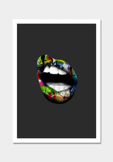 Colorful Mouth – Black
