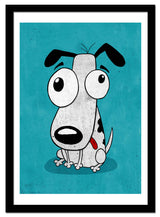 Dumb Dog – Blue 50x70 cm