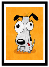 Dumb Dog – Orange 50x70 cm