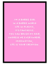 "Barbie Girl" av Thea W. | Open Edition Kunstplakat | People of Tomorrow