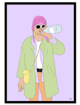 "Kurt Cobain" av Thea W. | Limited Edition Kunstplakat | People of Tomorrow