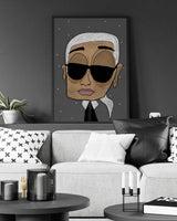"Lagerfeld" | av Thea W. | Posters & Kunstplakater | People of Tomorrow