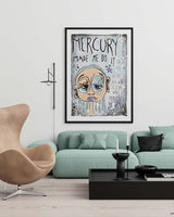 "Mercury Made Me Do It" (2023) av Thea W. | Limited Edition Kunstplakat | People of Tomorrow