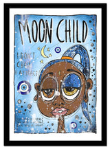"Moon Child" (2023) av Thea W. | Limited Edition Kunstplakat | People of Tomorrow
