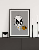 "No, Doggo" av Thea W. | Limited Edition Kunstplakat | People of Tomorrow