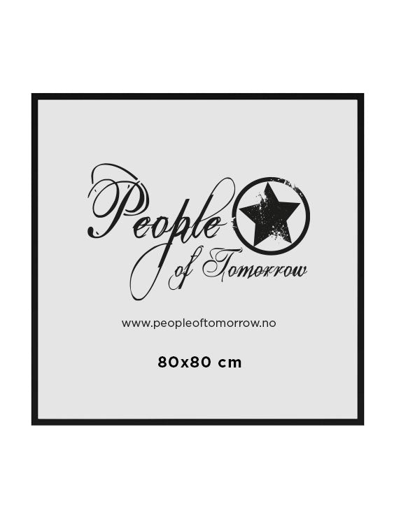 Svart eikeramme 80x80 cm | Bilderammer | People of Tomorrow