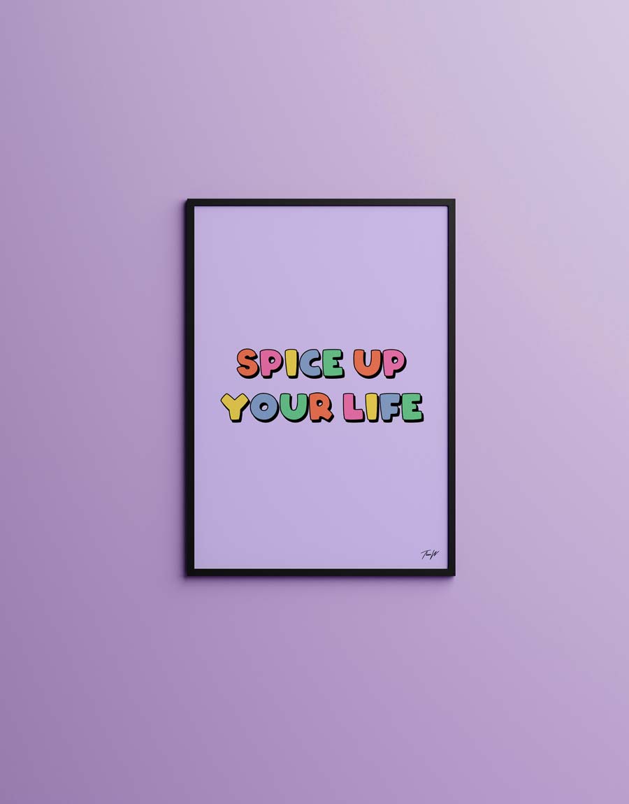 "Spice Up Your Life" av Thea W. | Open Edition Kunstplakat | People of Tomorrow