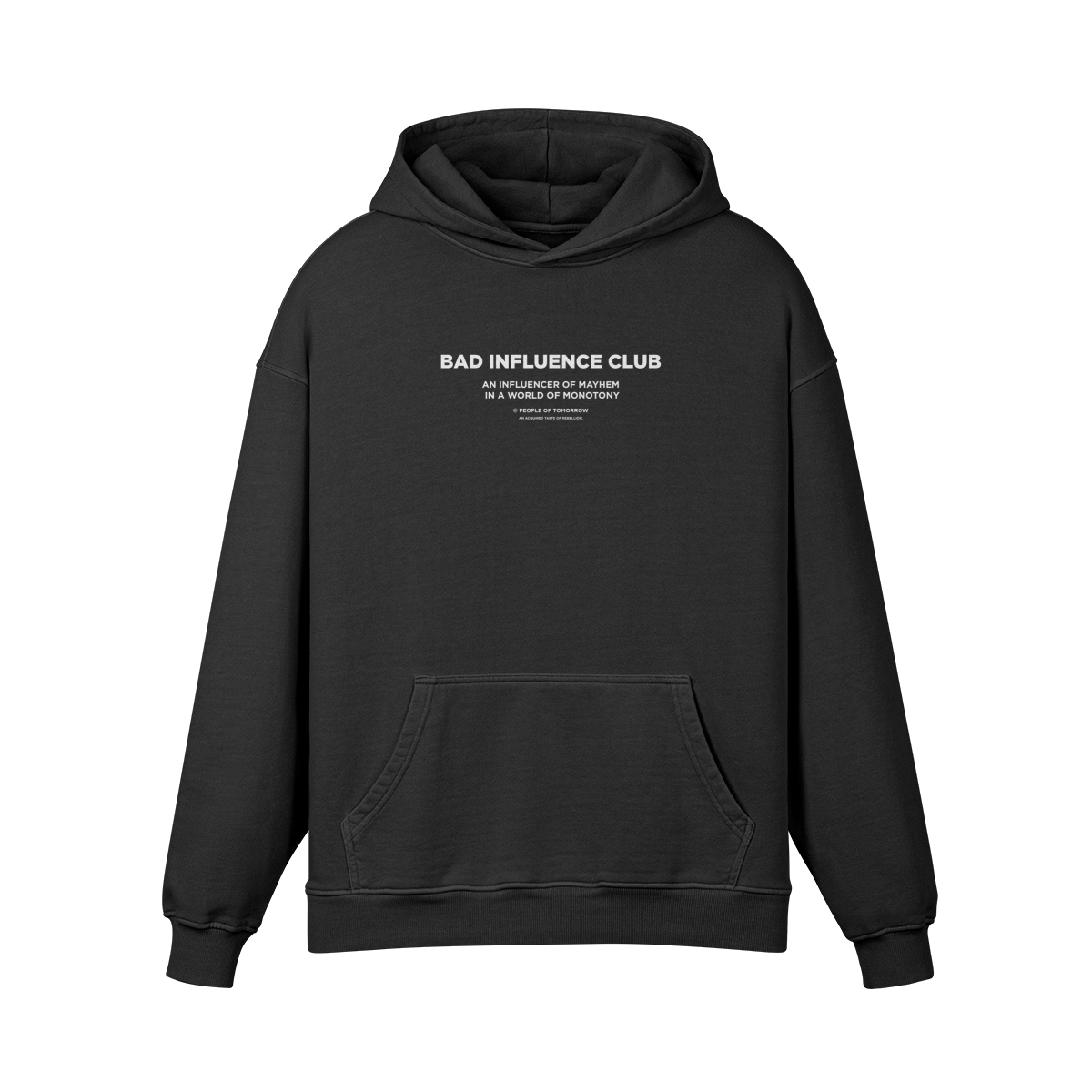 Tarantino Washed Hoodie Faded Black