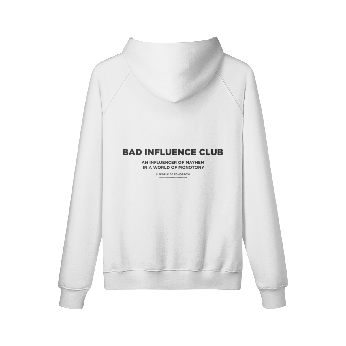 West Fleece Hoodie White