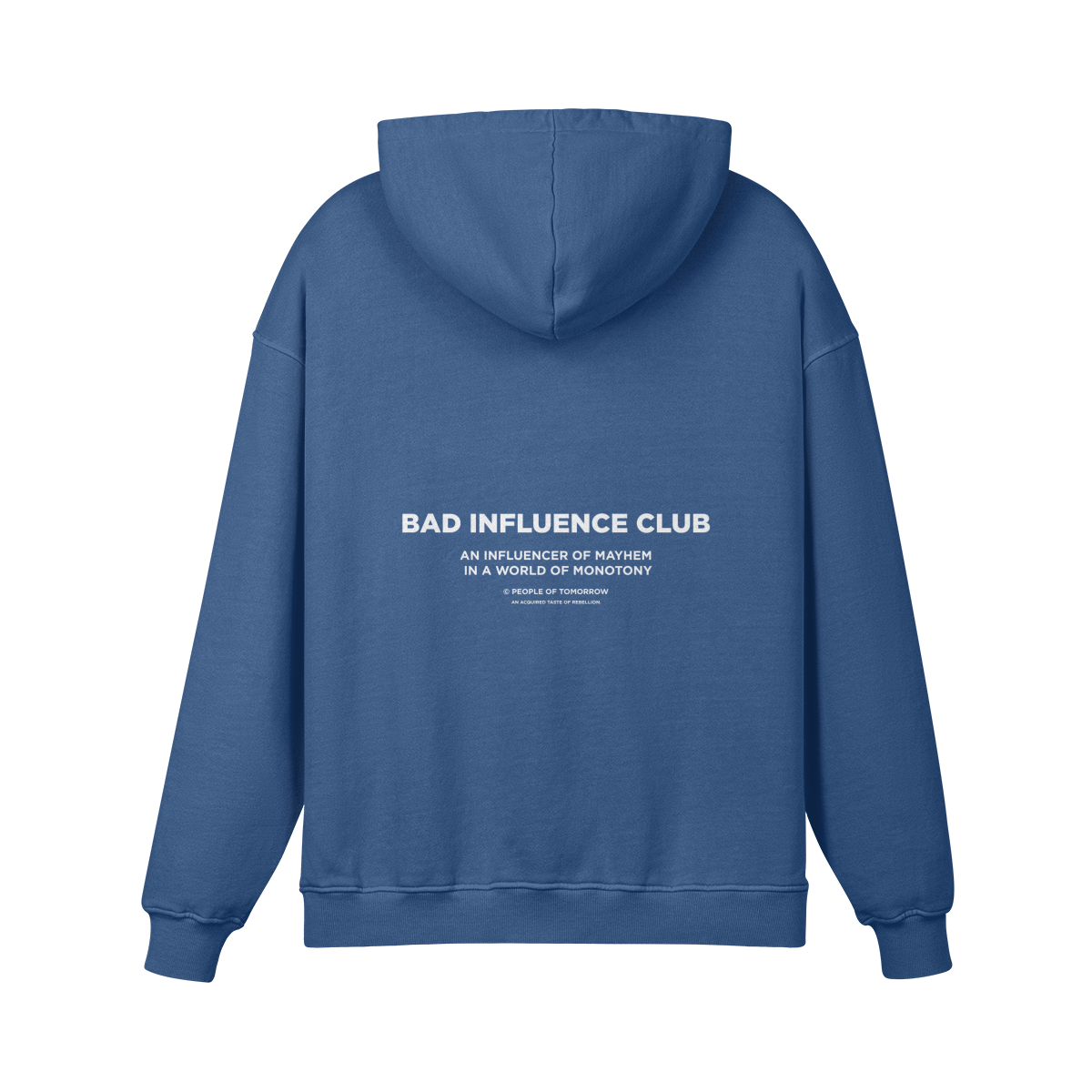 Iris Washed Hoodie Blue