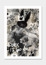 "Suck It Up" (2023) av Thea W. | Limited Edition Kunstplakat | People of Tomorrow