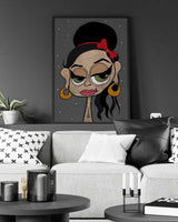 "Winehouse" | av Thea W. | Posters & Kunstplakater | People of Tomorrow