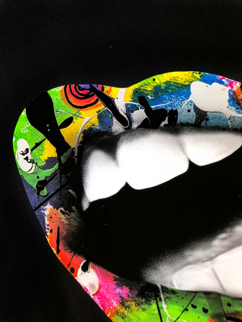 Colorful Mouth – Black
