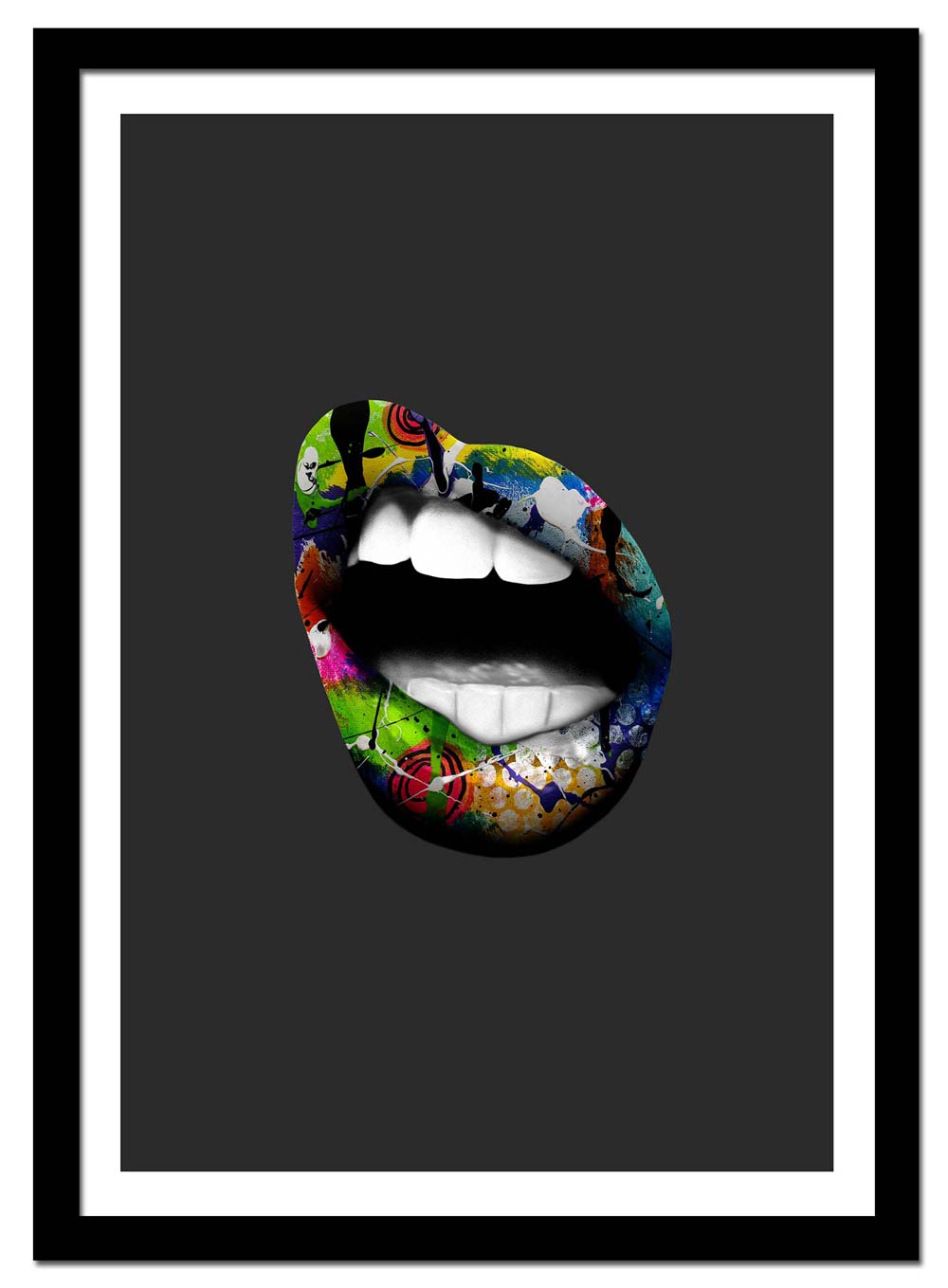 Colorful Mouth – Black