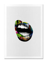 Colorful Mouth – White