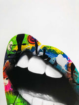 Colorful Mouth – White