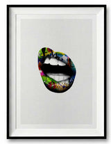 Colorful Mouth – White