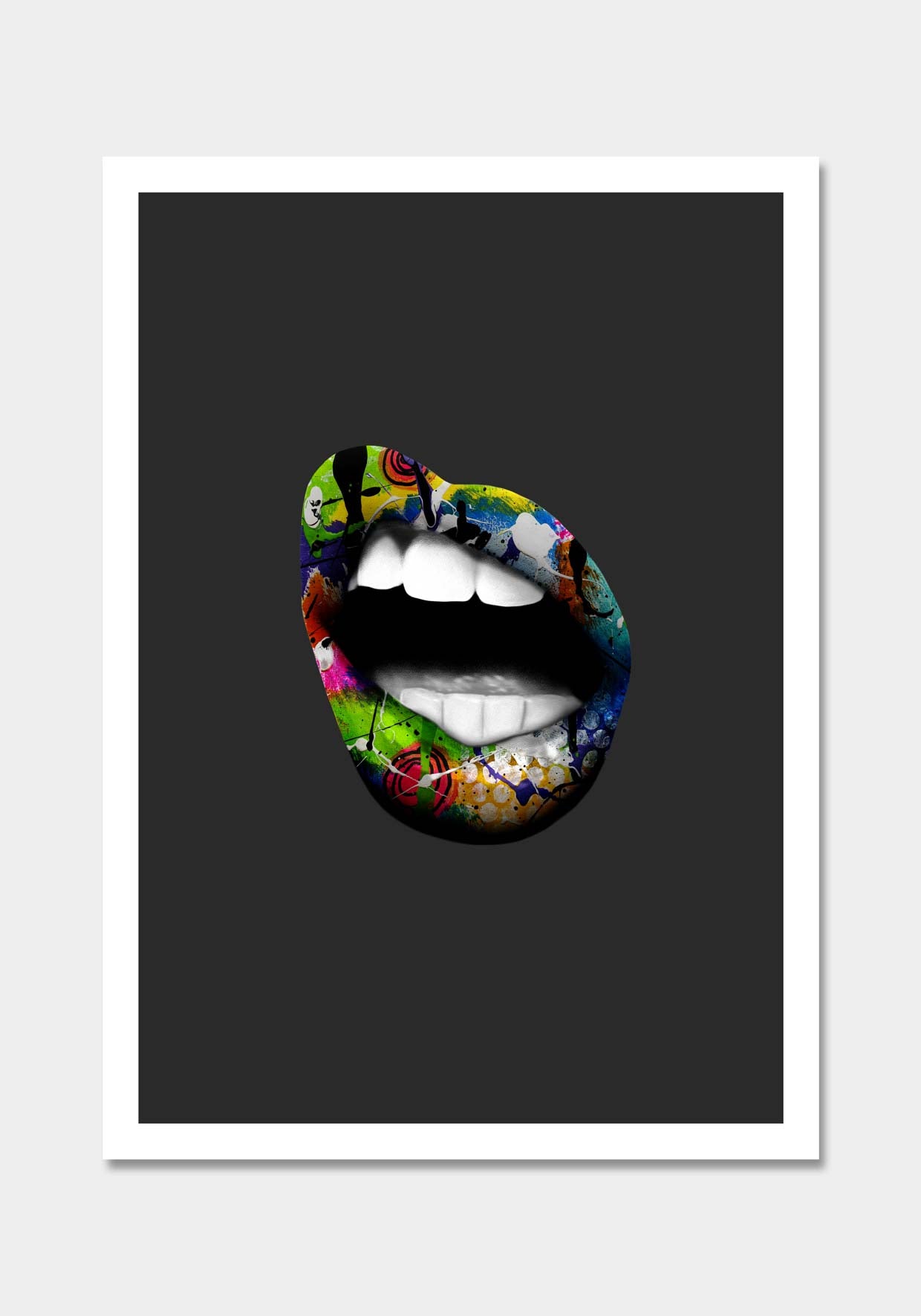 Colorful Mouth – Black