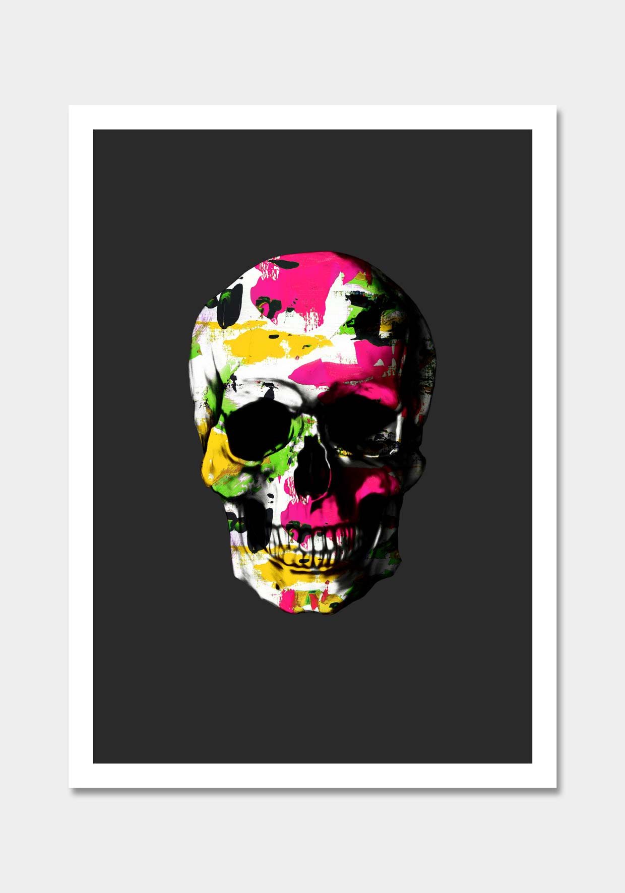 Colorful Skull – Black