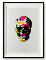 Colorful Skull – White