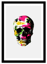 Colorful Skull – White