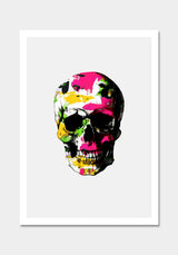 Colorful Skull – White
