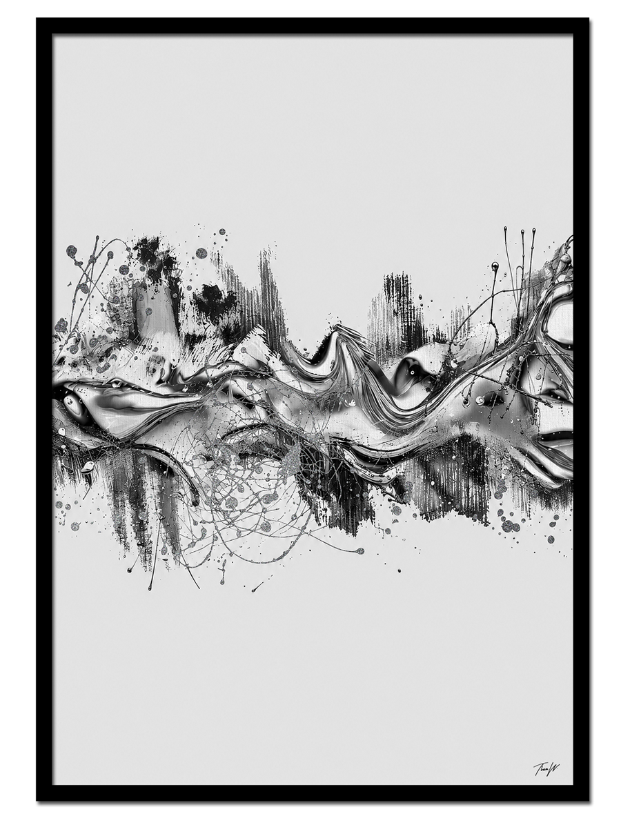 «dazzling chrome» kunsttrykk