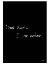 Dear Santa – Black