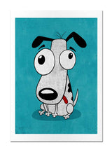 Dumb Dog – Blue 50x70 cm