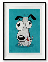 Dumb Dog – Blue 50x70 cm