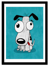 Dumb Dog – Blue 50x70 cm