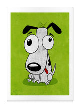 Dumb Dog – Green 50x70 cm
